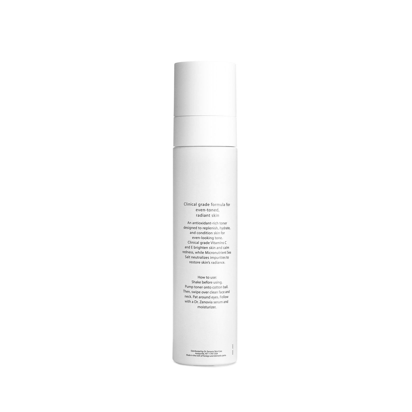 Dr. Zenovia alcohol-free Vitamin C Brightening Toner for all skin types