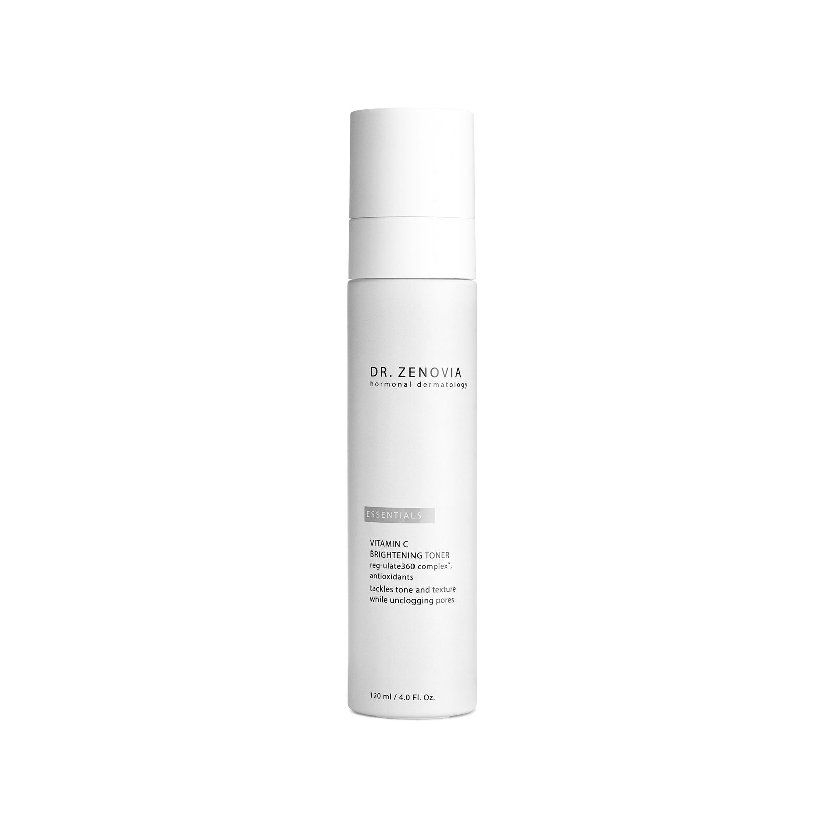 Information on product and product use of Dr. Zenovia Vitamin C Brightening Toner | Essentials | Hormonal Dermatology