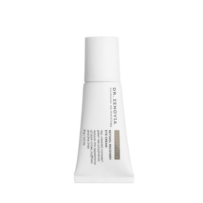 Dr. Zenovia eye cream tube on a white background Retinol Eye Cream