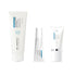 Dr. Zenovia Adult Acne Trio adult acne bundle - 10% Benzoyl Peroxide Acne Cleanser, Advanced Retinol Night Repair Treatment and Aloe Vera Blemish Soothing Moisturizer on a white background