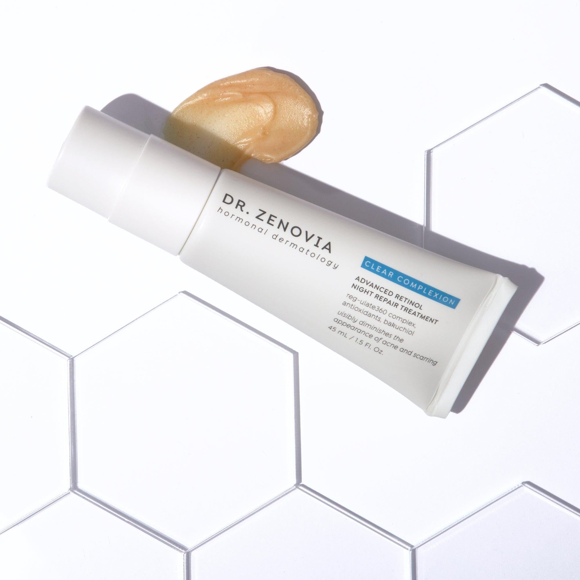 Time-released retinol treatment by Dr. Zenovia for smoother, even-toned skin