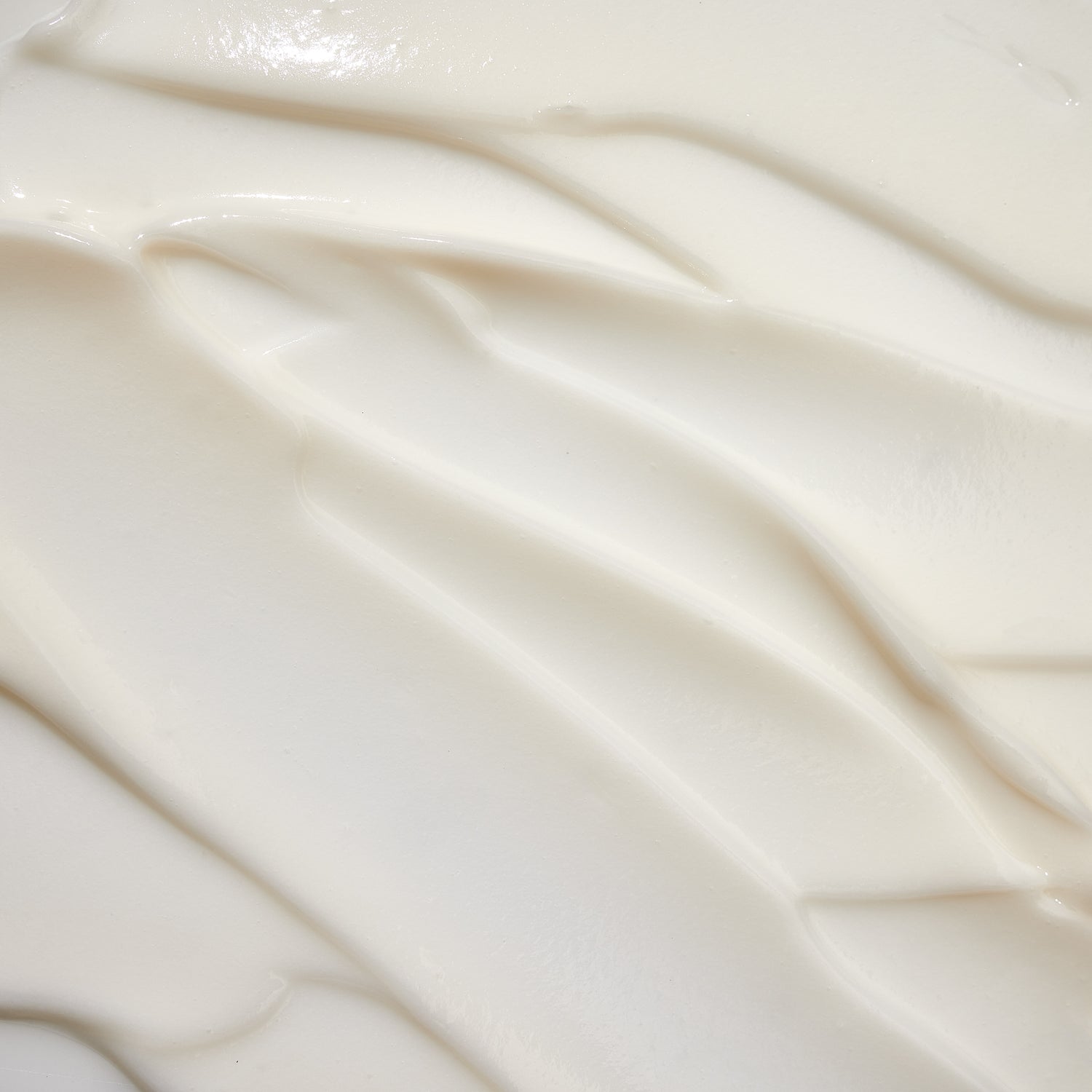 Close-up of creamy white texture of Dr. Zenovia Aloe Vera Moisturizer